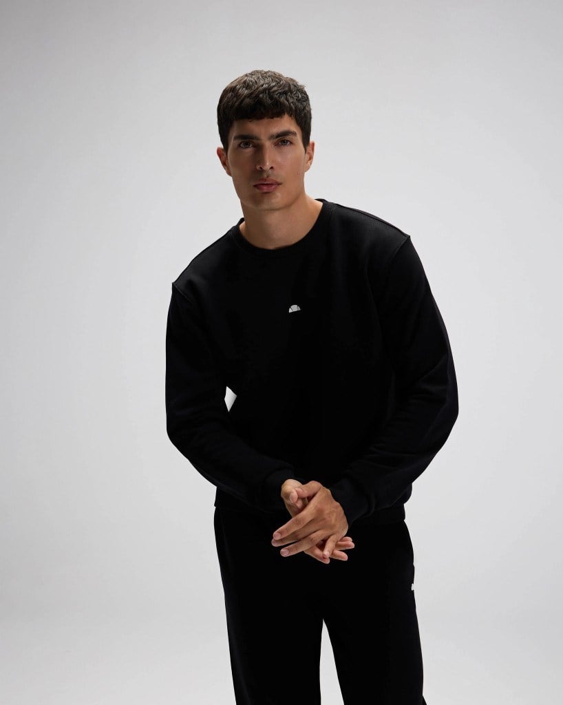 Ellesse EM556-BK Erkek Siyah Sweat