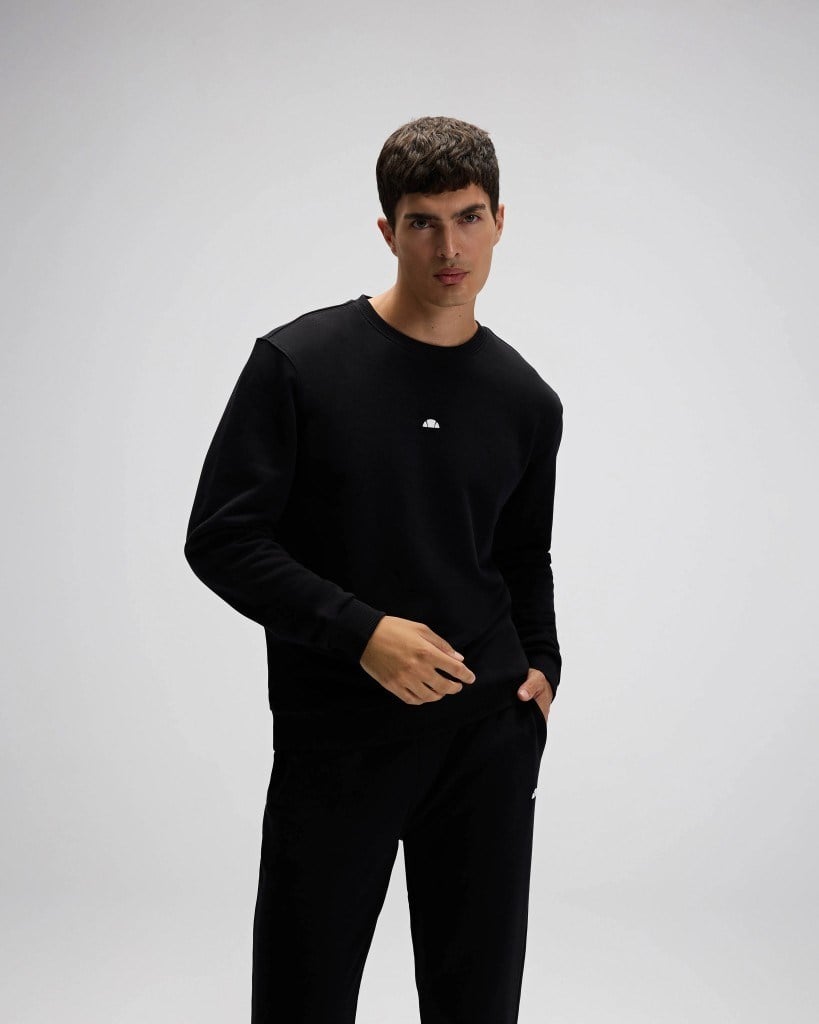 Ellesse EM556-BK Erkek Siyah Sweat