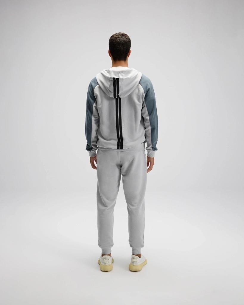 Ellesse EM560 Erkek Gri Fermuarlı Kapüşonlu Gri Sweat