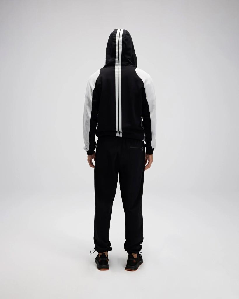 Ellesse EM560 Erkek Siyah Fermuarlı Kapüşonlu Siyah Sweat