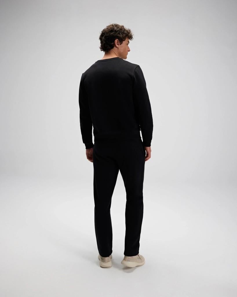 Ellesse EM579-BK Erkek Sıfır Yaka Siyah Sweat