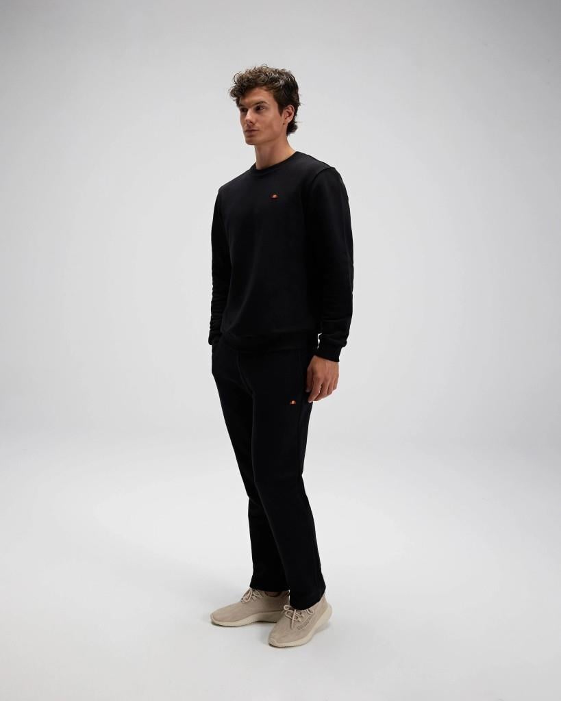 Ellesse EM579-BK Erkek Sıfır Yaka Siyah Sweat