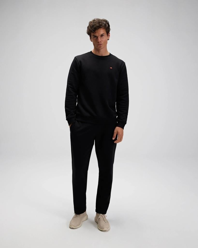 Ellesse EM579-BK Erkek Sıfır Yaka Siyah Sweat