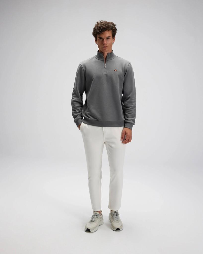 Ellesse EM580-ANT Erkek Yarım Fermuarlı Antrasit Sweat