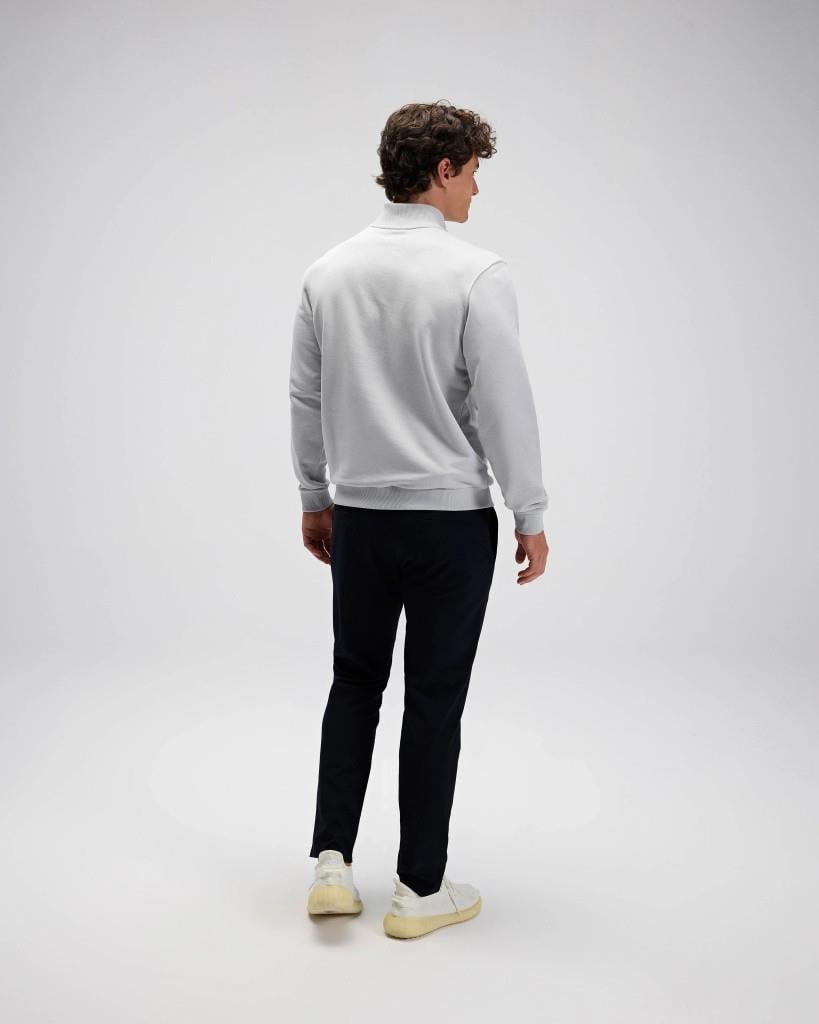 Ellesse EM580-GI Erkek Yarım Fermuarlı Gri Sweat