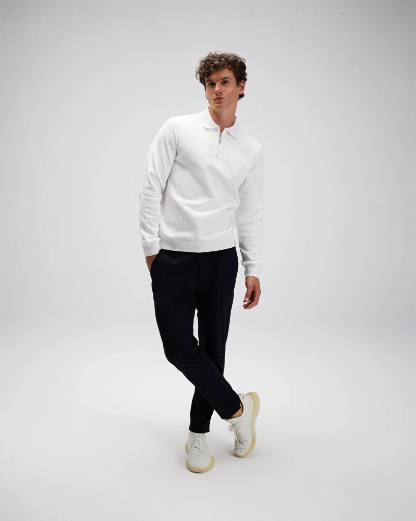 ELLESSE EM602-BG Erkek Bej Yarım Fermuarlı Polo Sweat