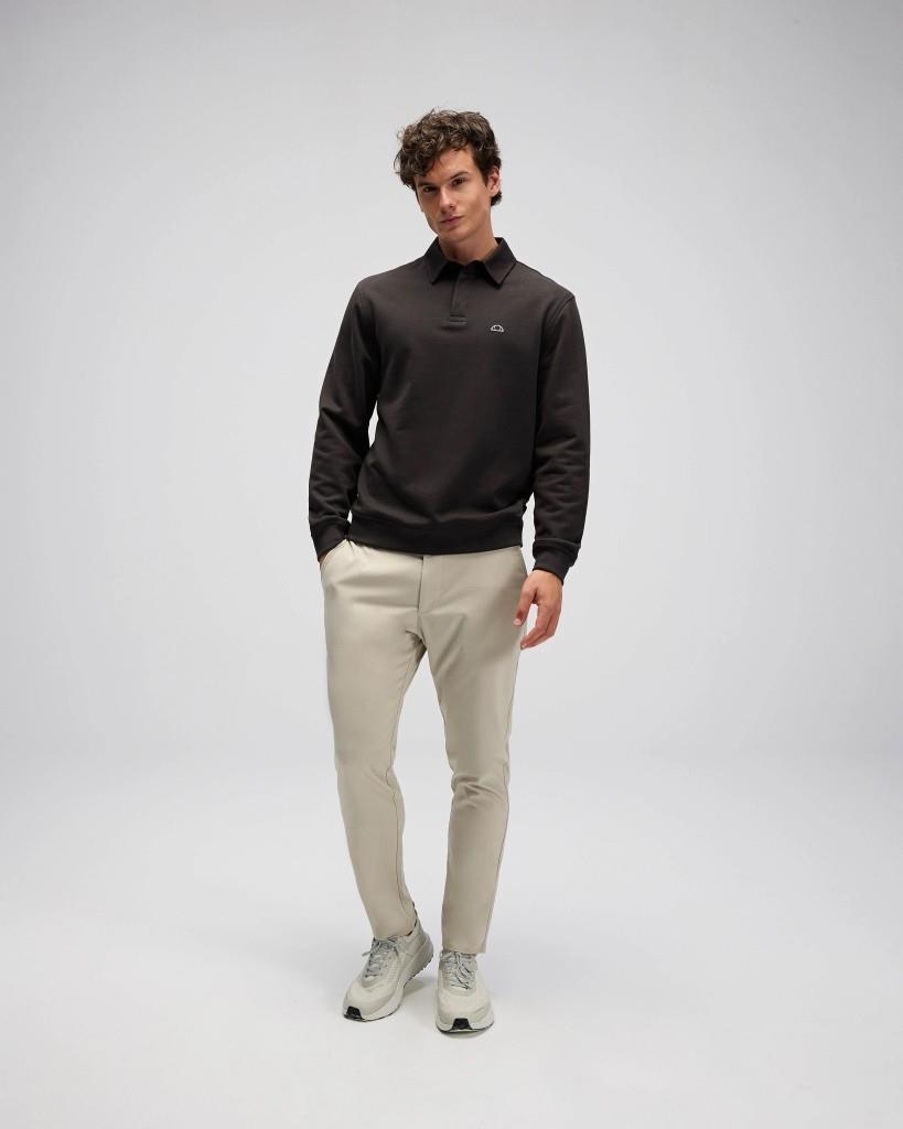 Ellesse EM607 Erkek Polo Yaka Haki Sweat