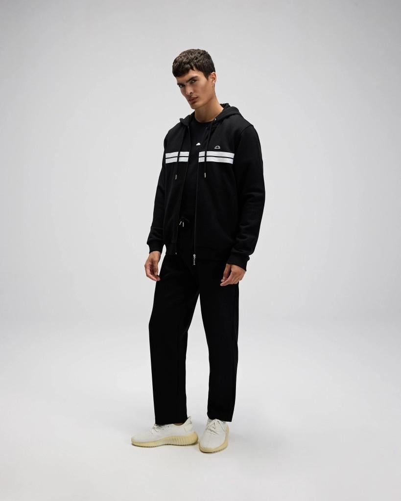 Ellesse EM617-BK Erkek Kapüşonlu Siyah Sweat