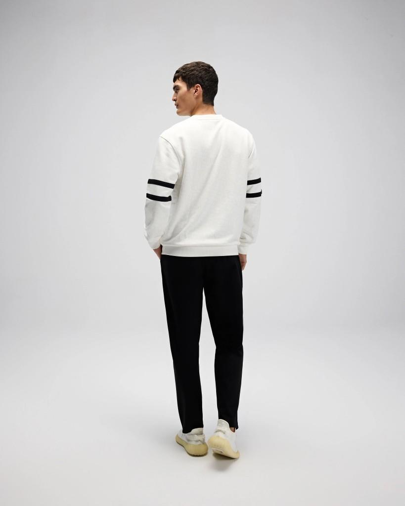 Ellesse EM618 Erkek Beyaz Sweat