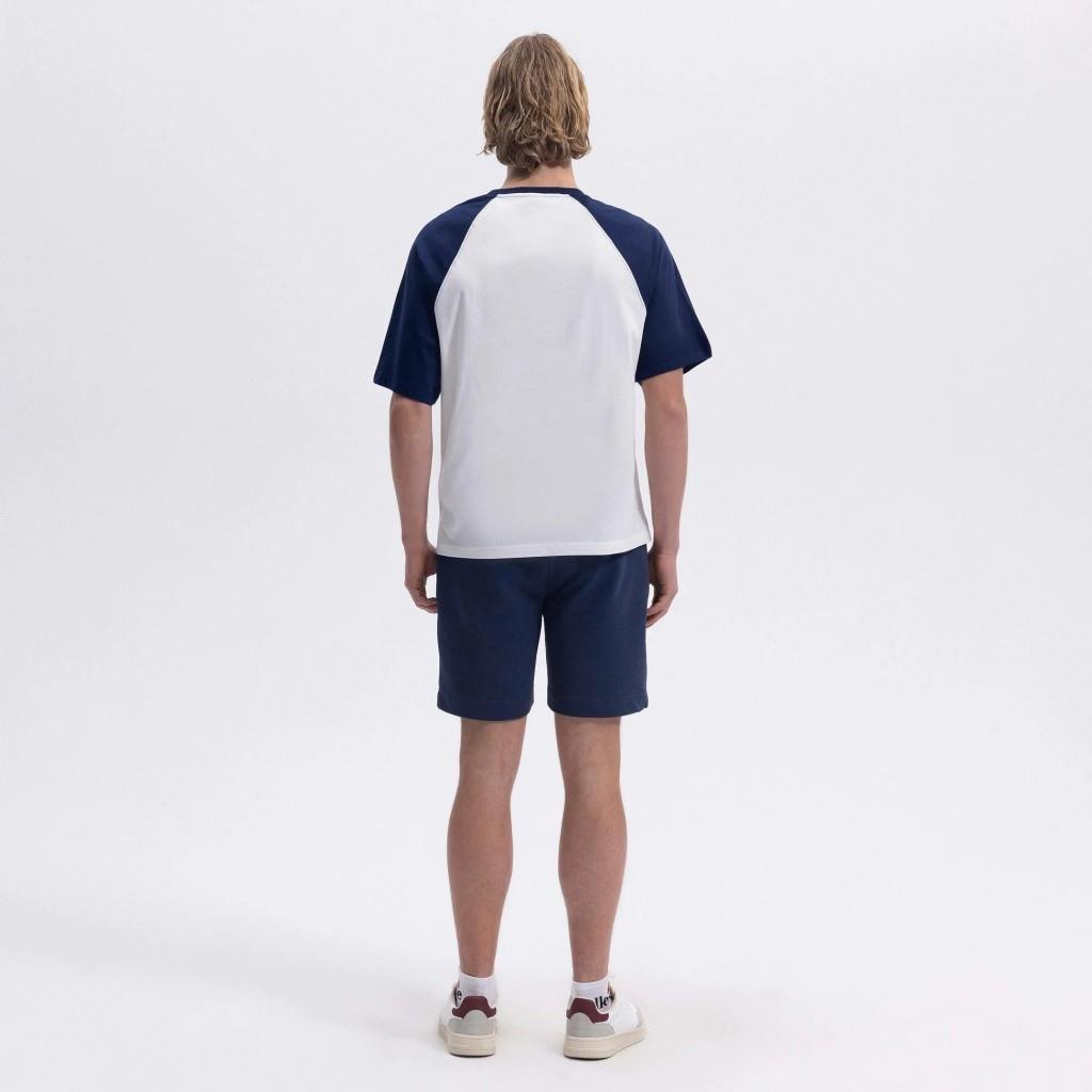 Ellesse Erkek Beyaz - Lacivert Tişört EM009-2-NV