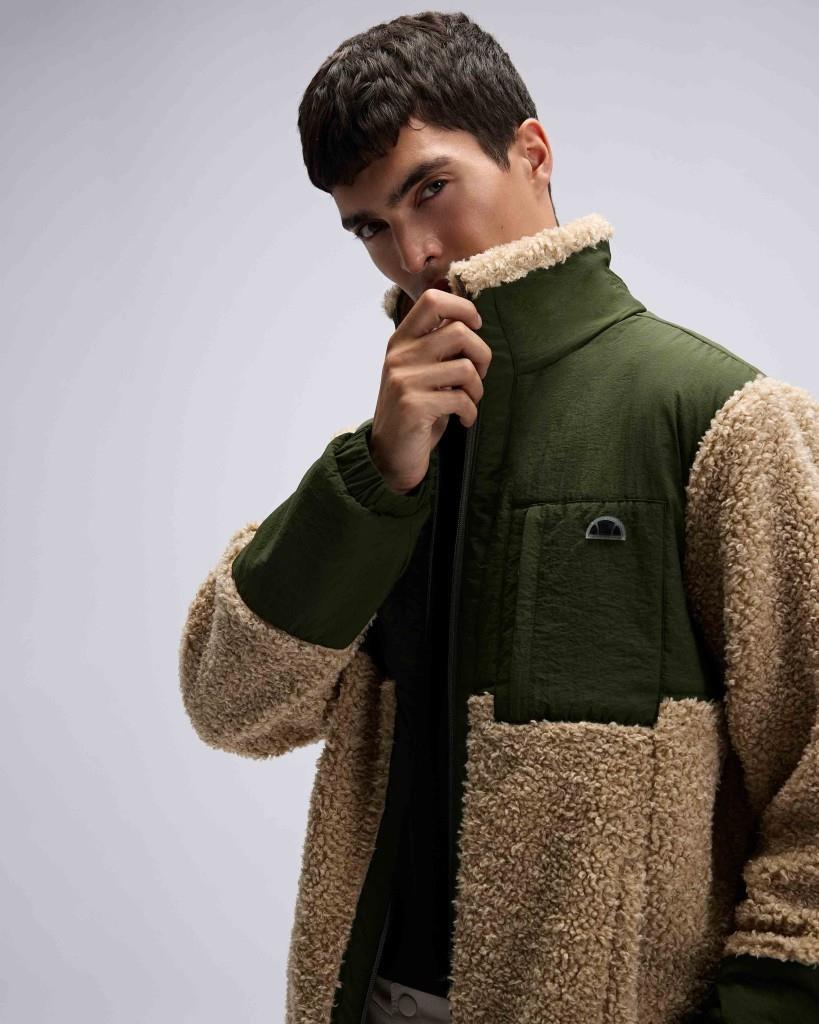 Ellesse Erkek Fermuarlı Polar Bej Mont EM511-BG