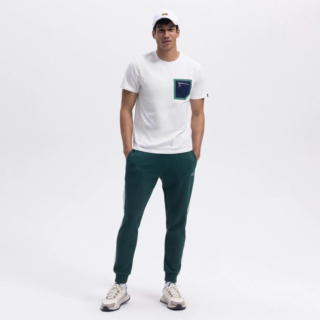 Ellesse Erkek Kırık Beyaz Pamuklu Tişört – EM362-OF