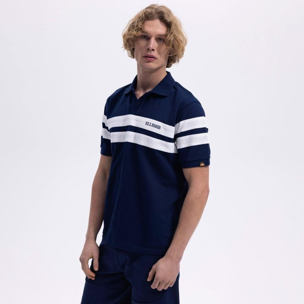 Ellesse Erkek Lacivert Polo Yaka Tişört EM396