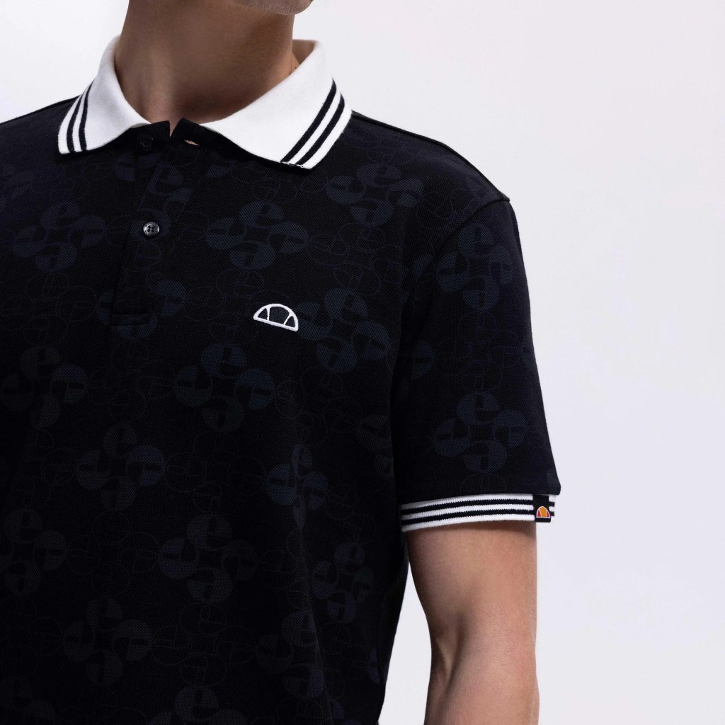 Ellesse Erkek Polo Yaka Siyah Tişört – EM381-BK
