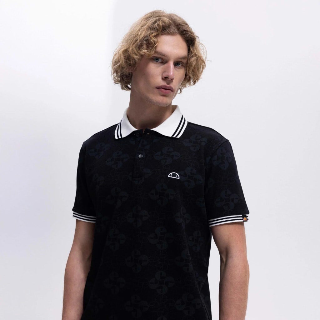 Ellesse Erkek Polo Yaka Siyah Tişört – EM381-BK