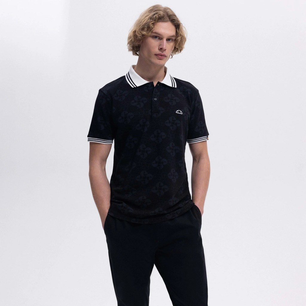 Ellesse Erkek Polo Yaka Siyah Tişört – EM381-BK
