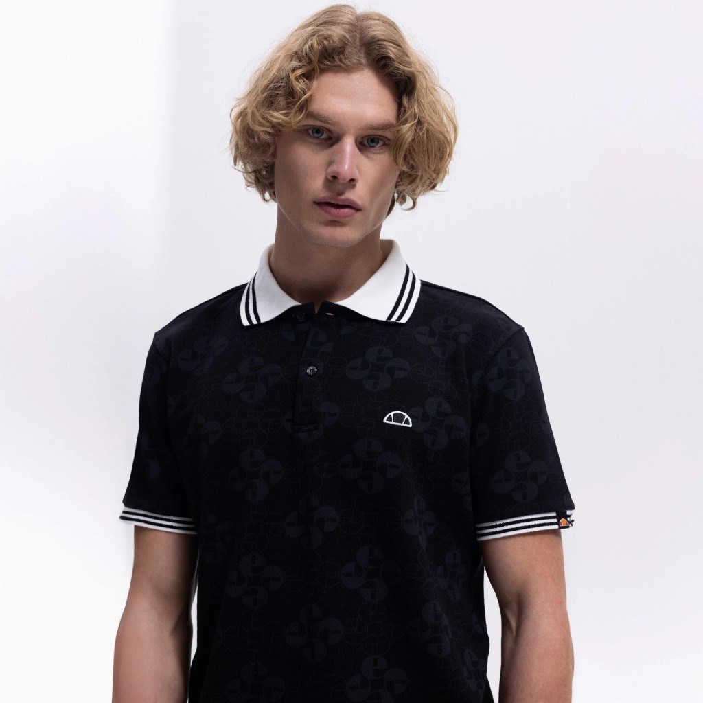 Ellesse Erkek Polo Yaka Siyah Tişört – EM381-BK