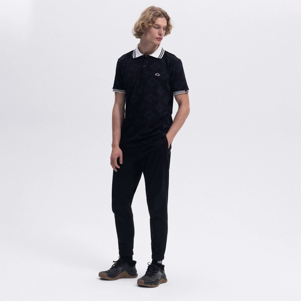 Ellesse Erkek Polo Yaka Siyah Tişört – EM381-BK