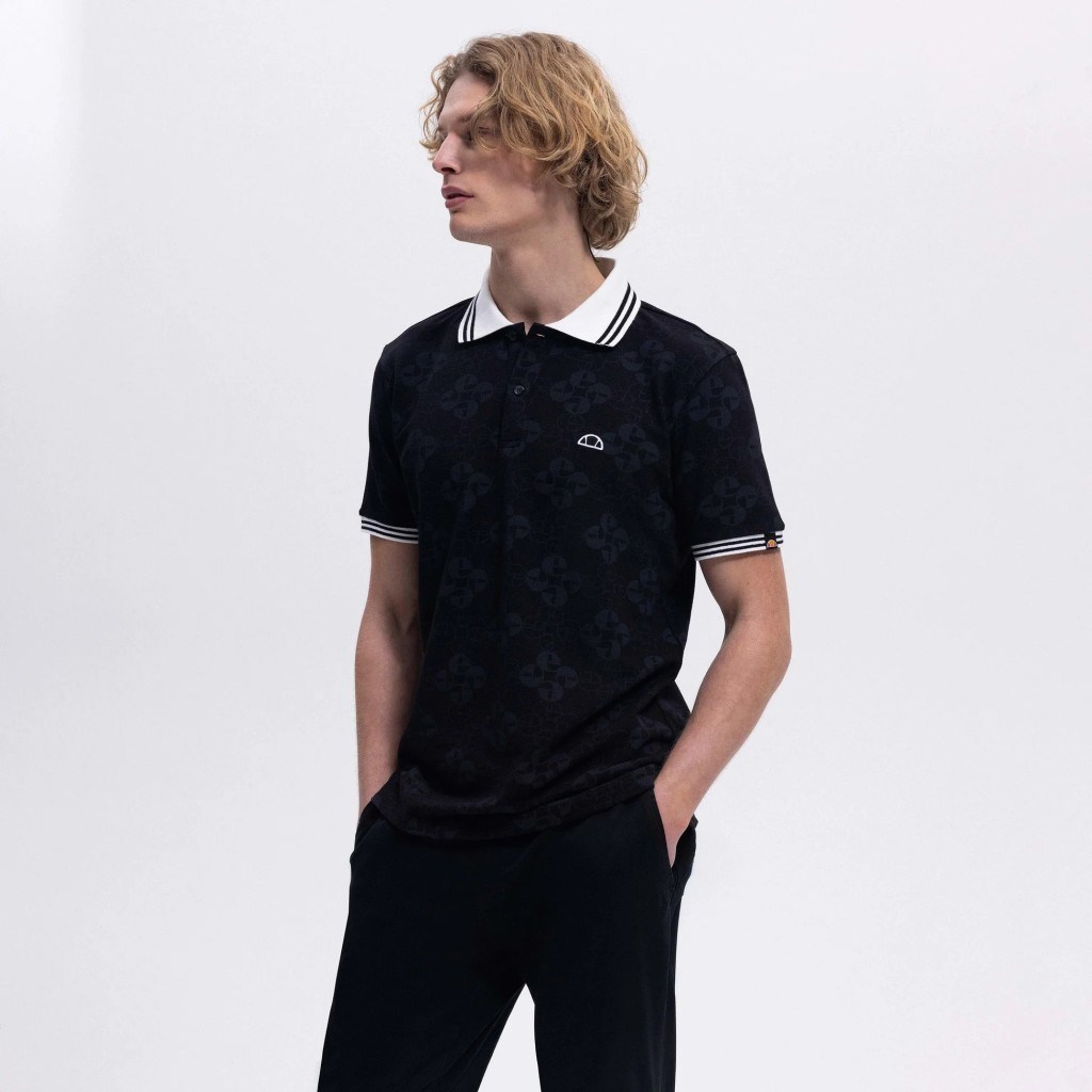 Ellesse Erkek Polo Yaka Siyah Tişört – EM381-BK