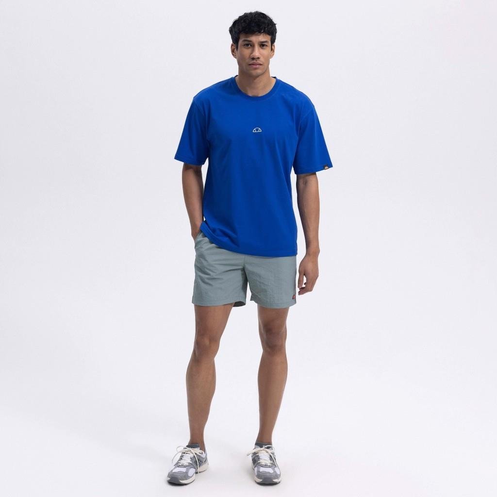 Ellesse Erkek Saks Mavi Oversize Tişört EM376-SBL