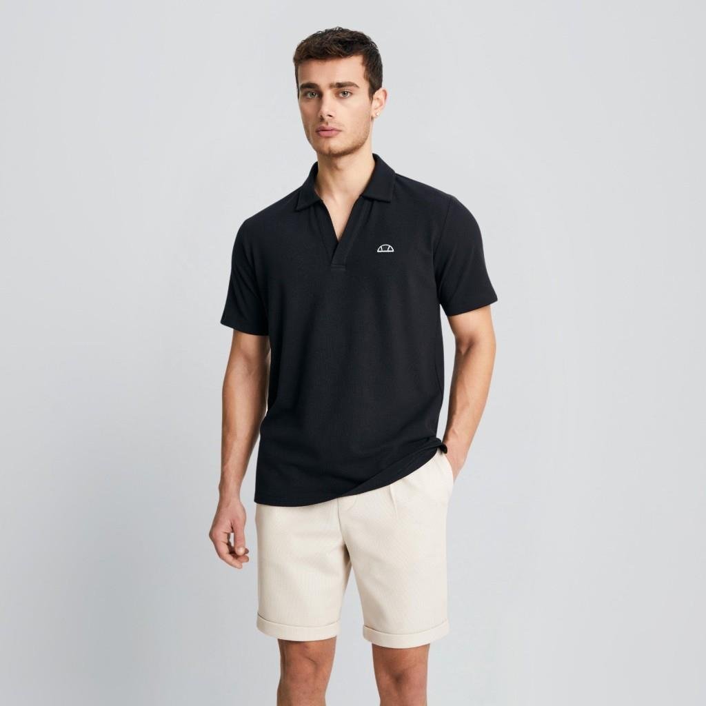 Ellesse Erkek Siyah Polo Yaka Tişört EM146