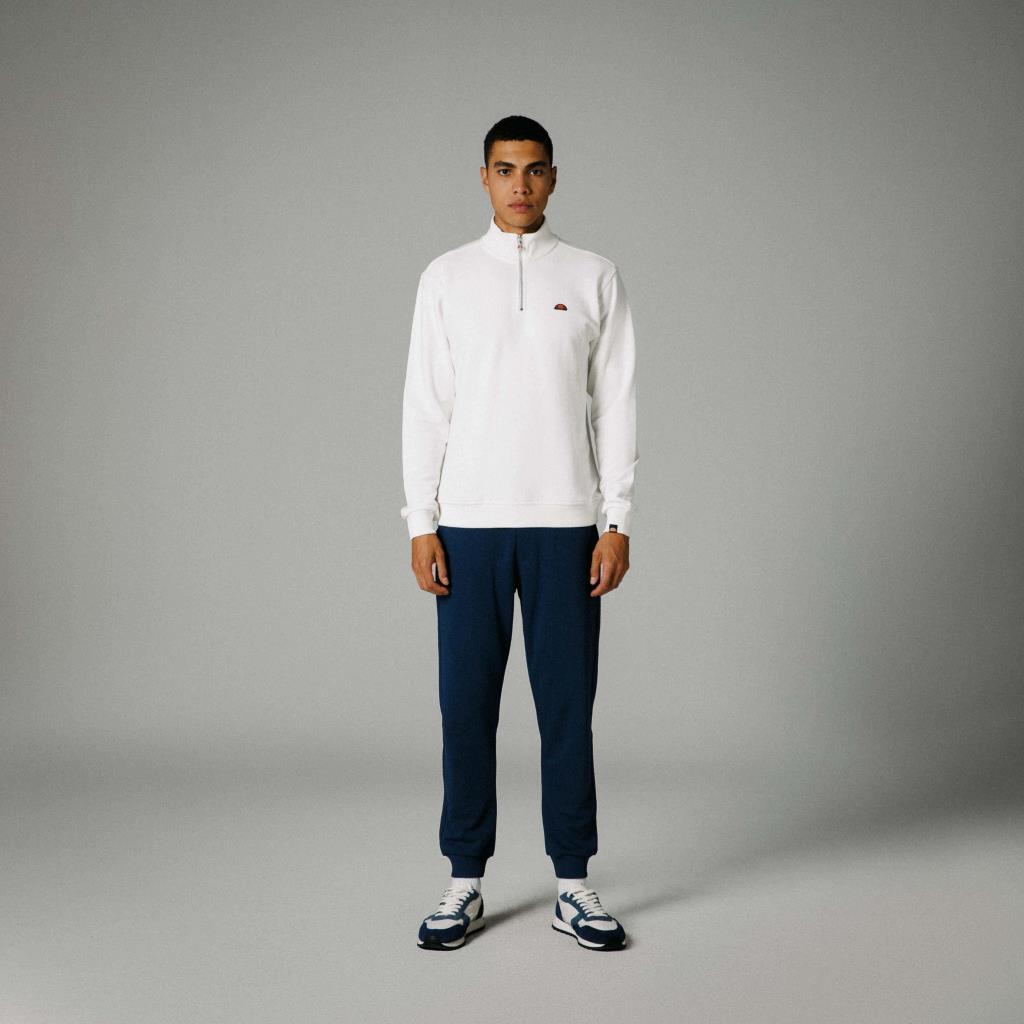 Ellesse Fermuarlı Sweatshirt Beyaz Erkek EM465