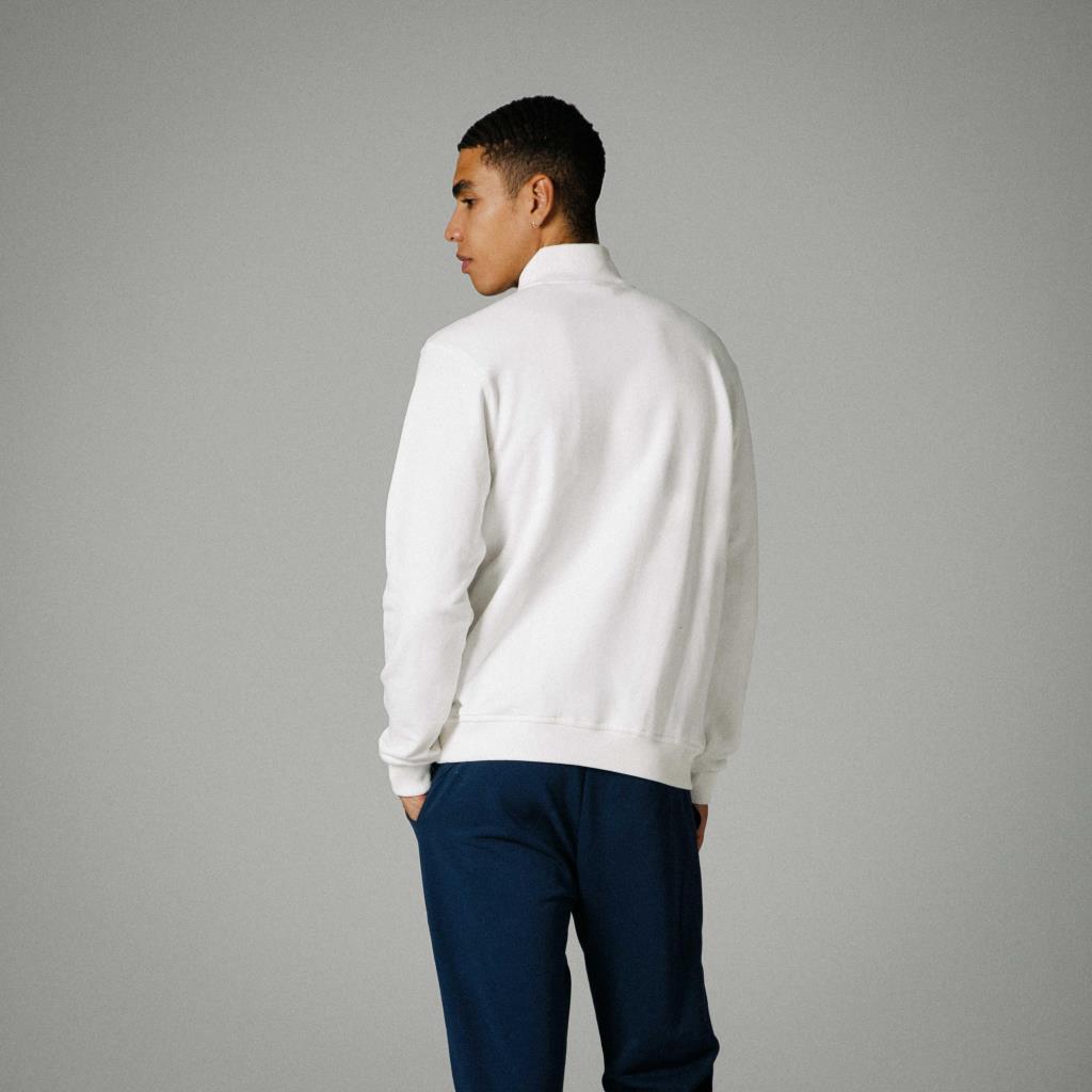 Ellesse Fermuarlı Sweatshirt Beyaz Erkek EM465