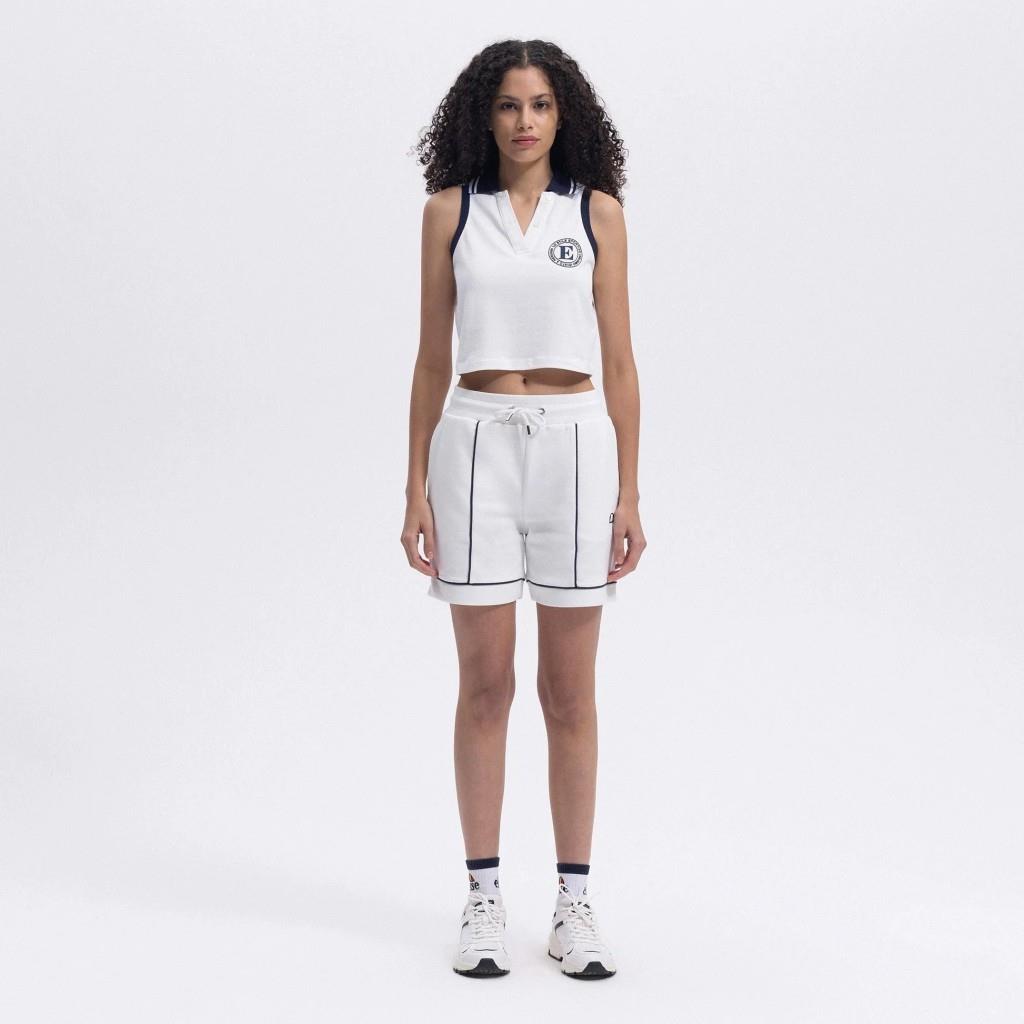 Ellesse Kadın Kırık Beyaz Pamuklu Polo Yaka Tişört – EF401-OF