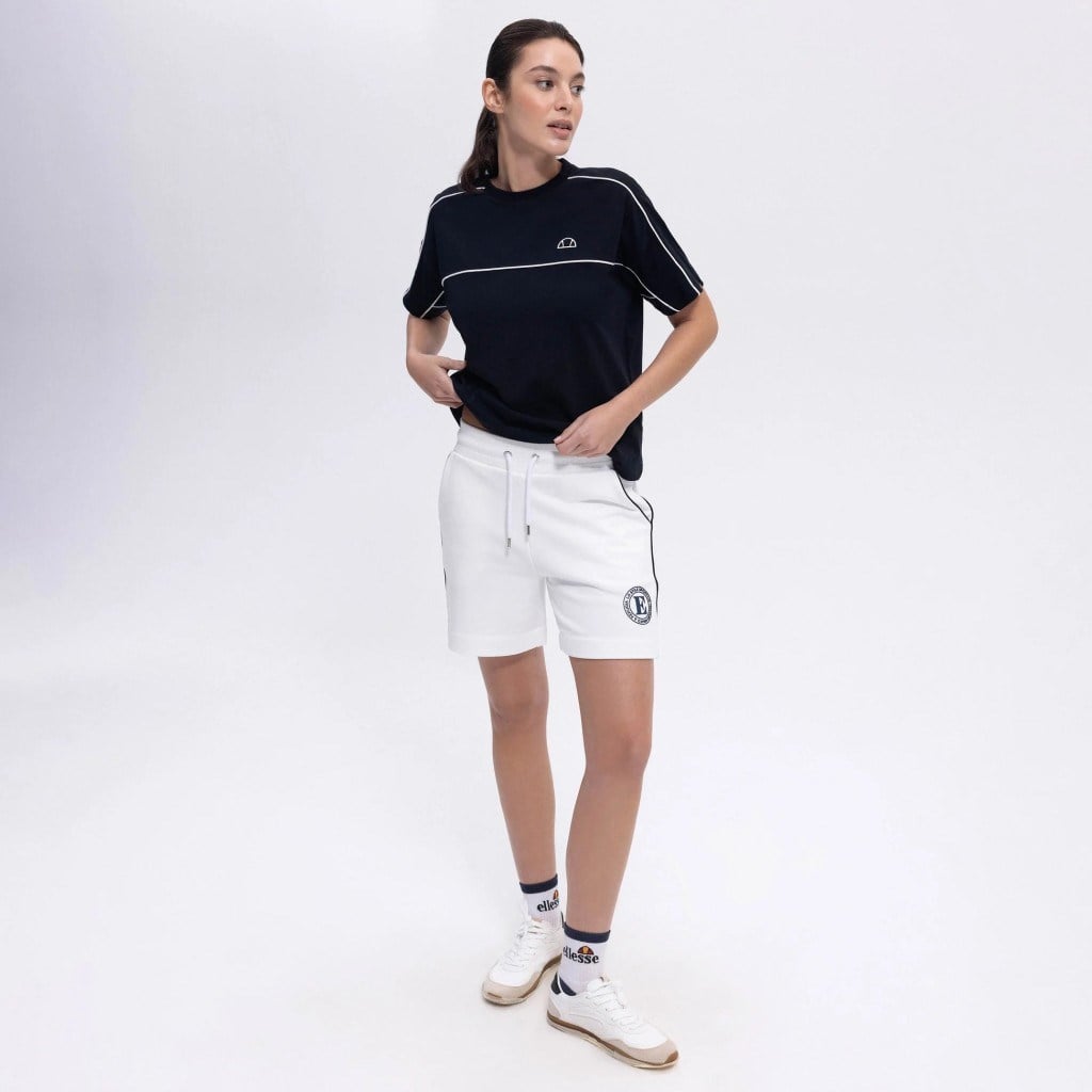 Ellesse Kadın Kırık Beyaz Pamuklu Şort – EF404-OF