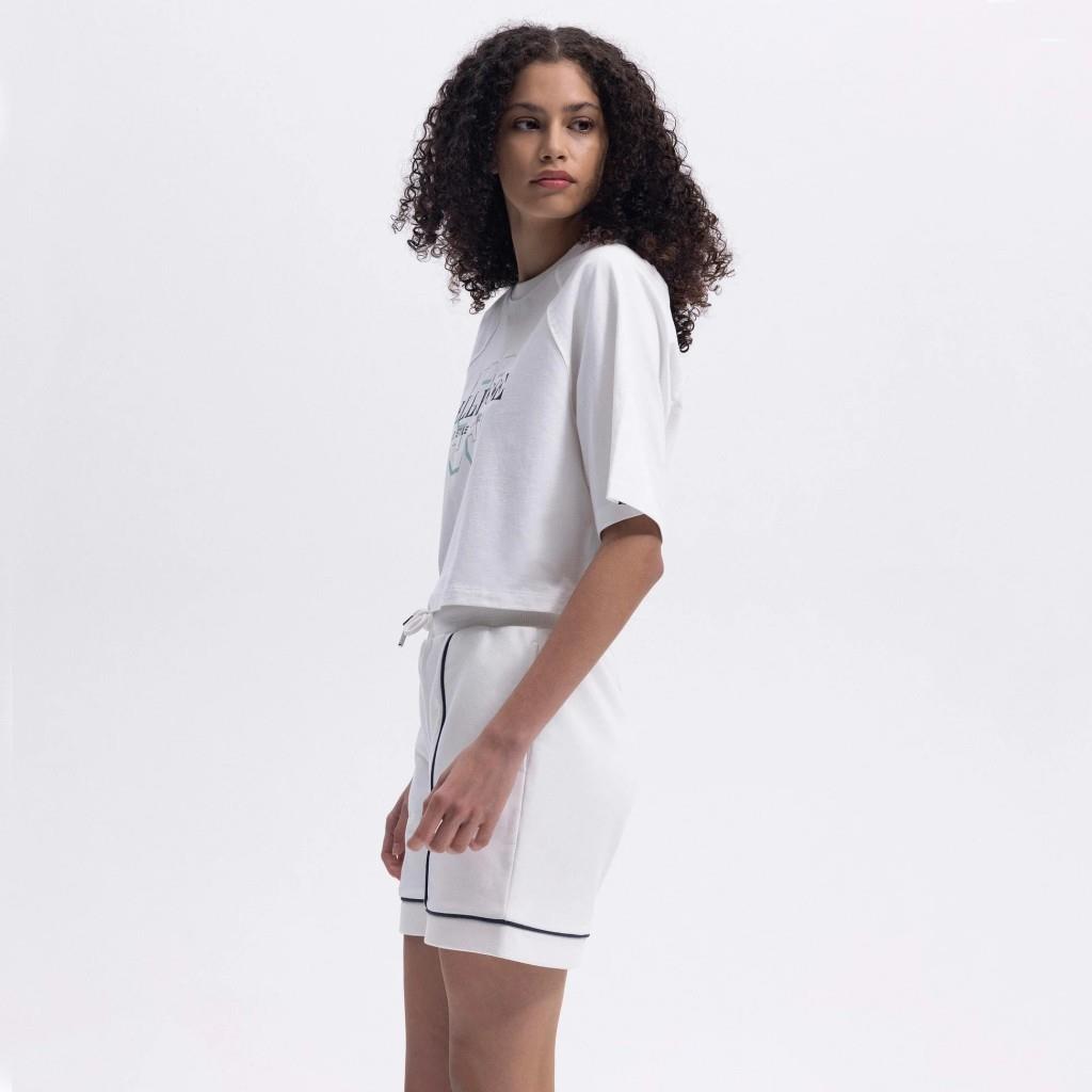 Ellesse Kadın Kırık Beyaz Pamuklu Şort – EF385-OF