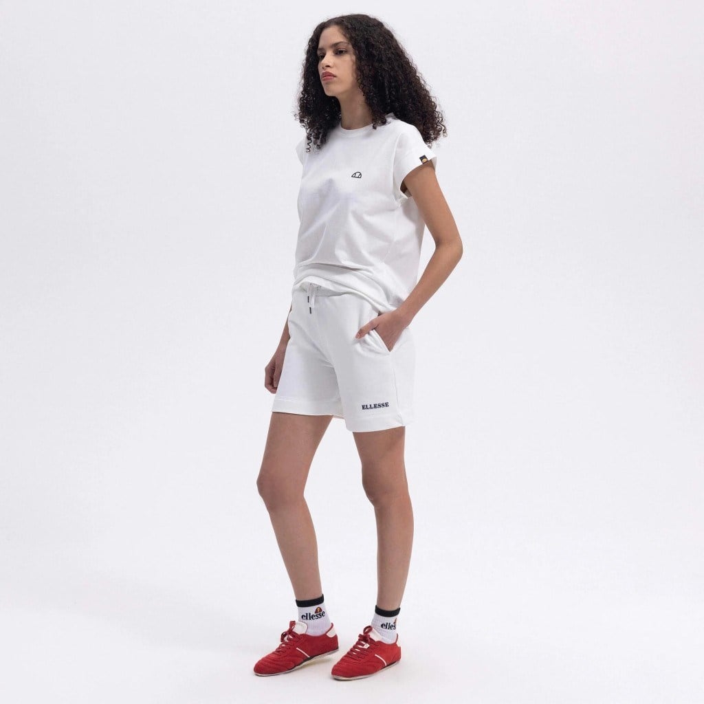 Ellesse Kadın Kırık Beyaz Pamuklu Şort – EF406-OF