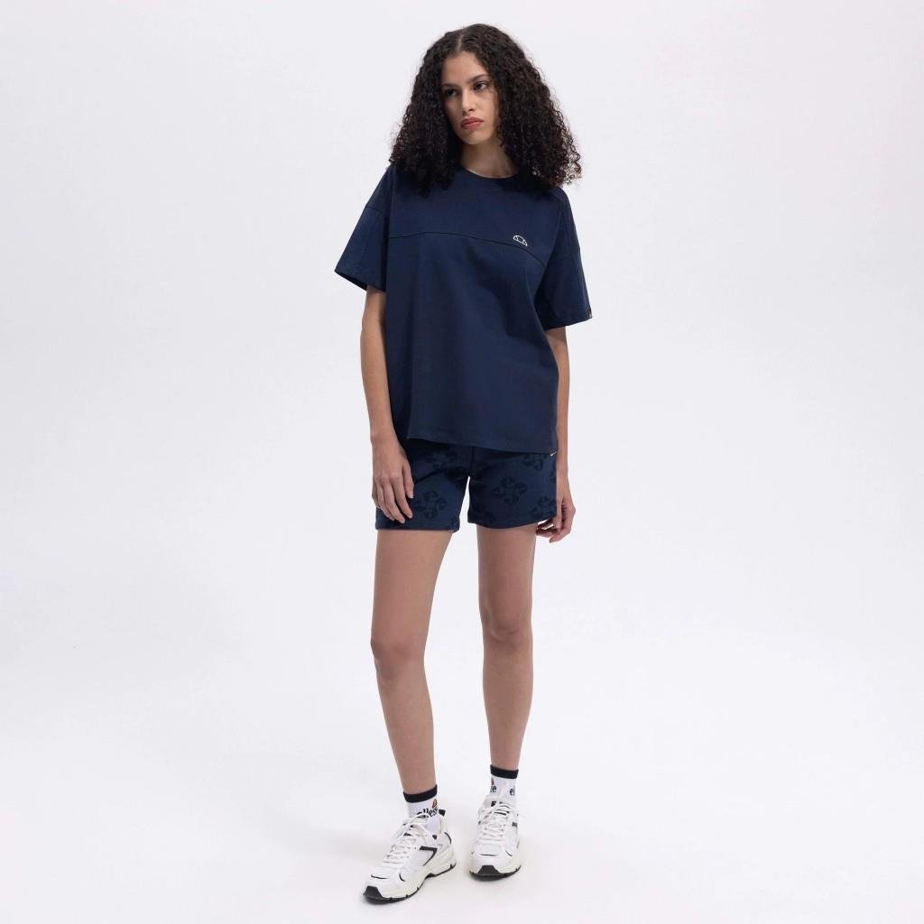 Ellesse Kadın Lacivert Oversize Pamuklu Tişört – EF394-NV