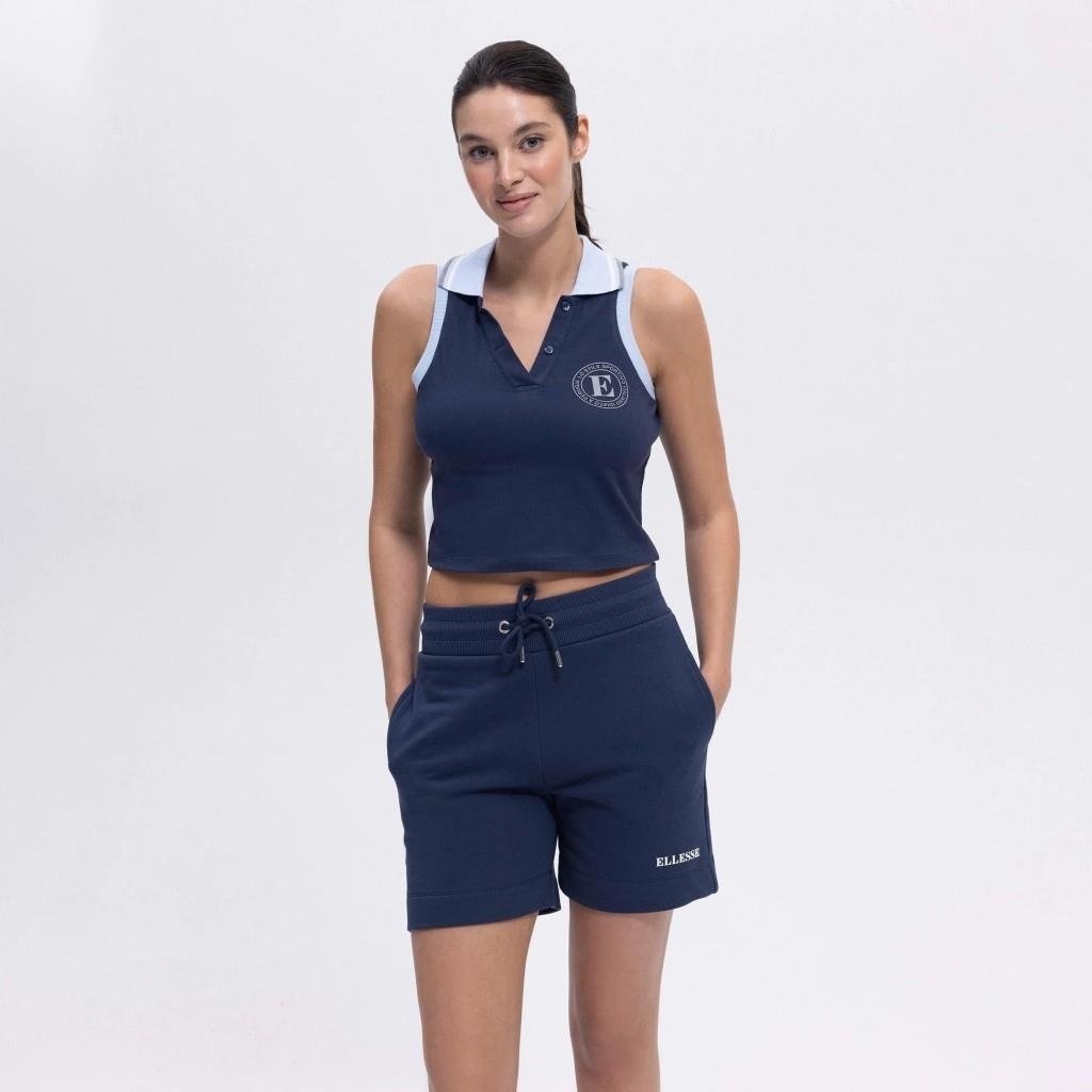 Ellesse Kadın Lacivert Pamuklu Polo Yaka Tişört – EF401-NV