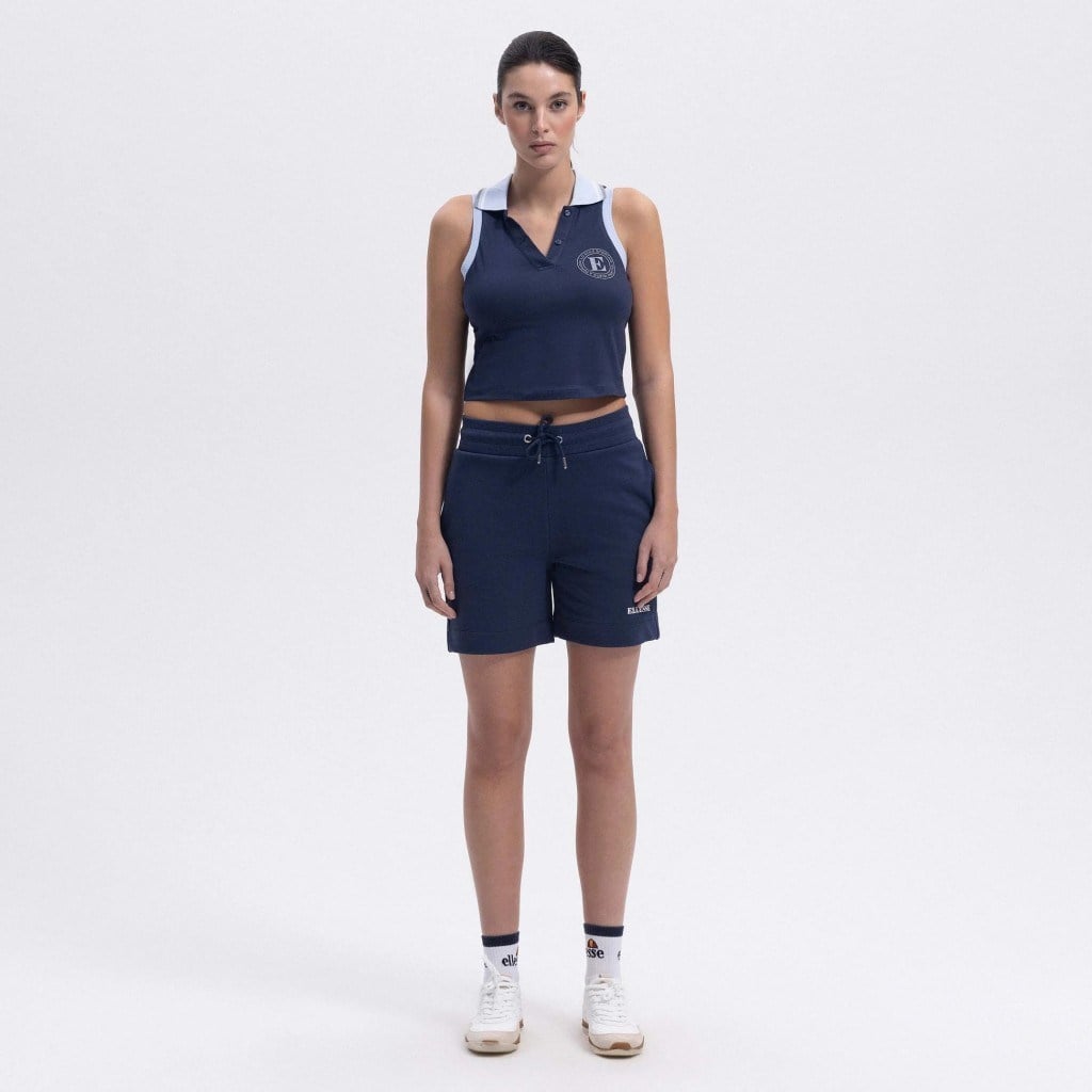 Ellesse Kadın Lacivert Pamuklu Polo Yaka Tişört – EF401-NV