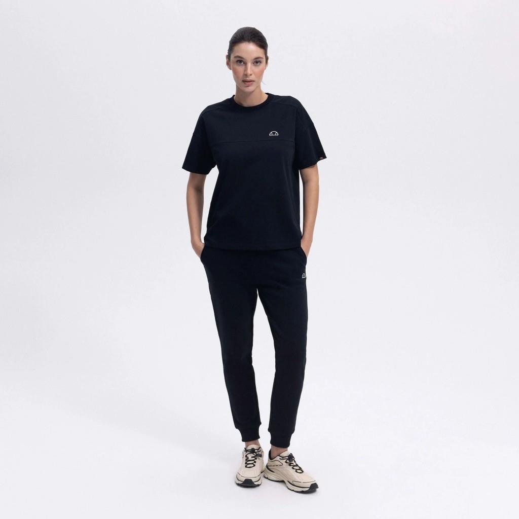 Ellesse Kadın Siyah Oversize Pamuklu Tişört –  EF394-BK