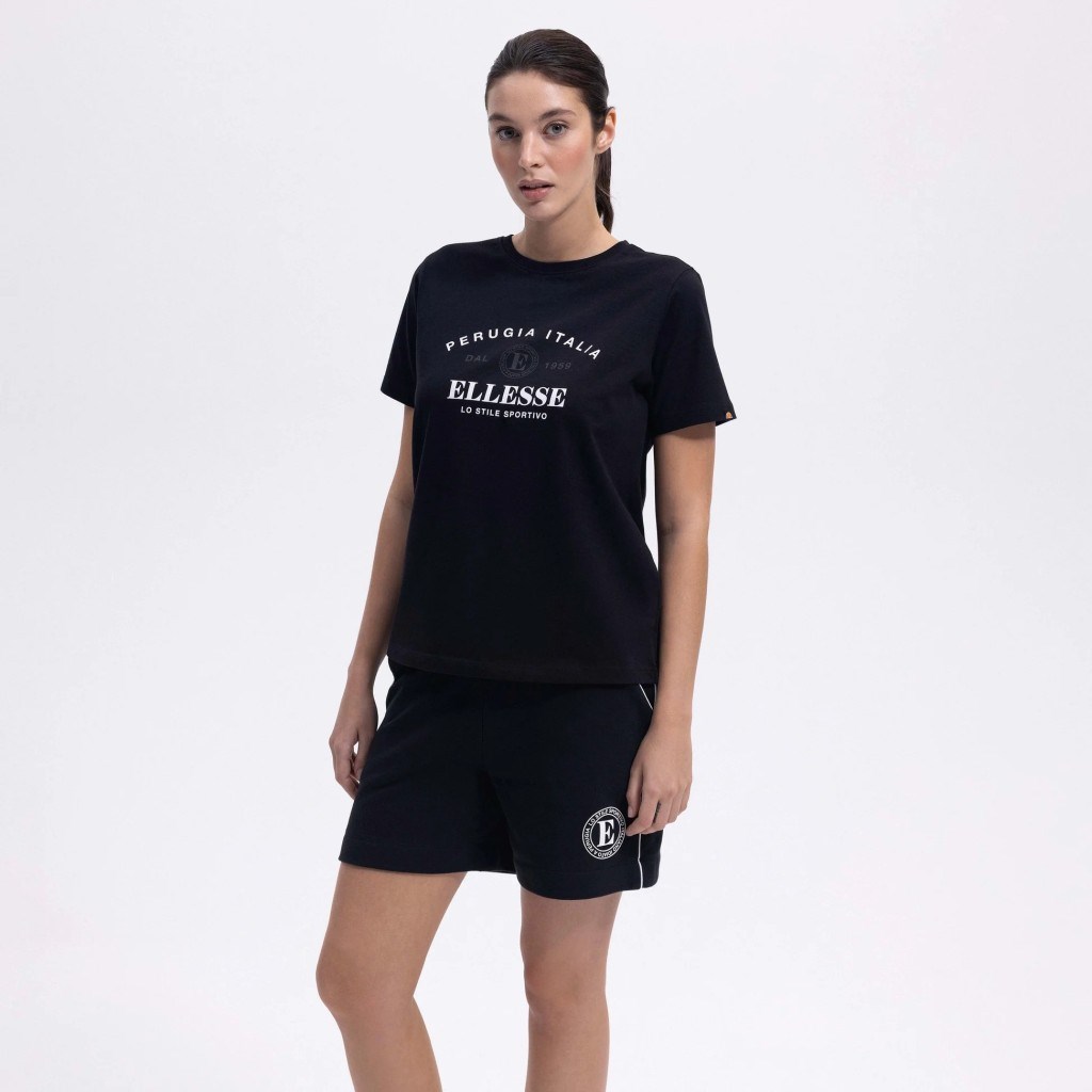 Ellesse Kadın Siyah Pamuklu Şort – EF404-BK