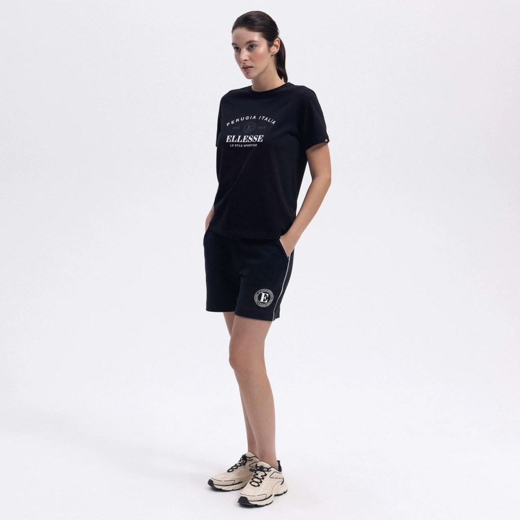 Ellesse Kadın Siyah Tişört – EF446-BK