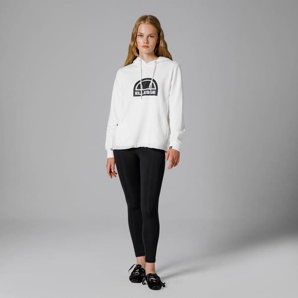 Ellesse Kapüşonlu Kadın Beyaz Sweat EF201