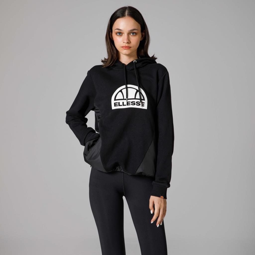 Ellesse Kapüşonlu Kadın Siyah Sweat EF201