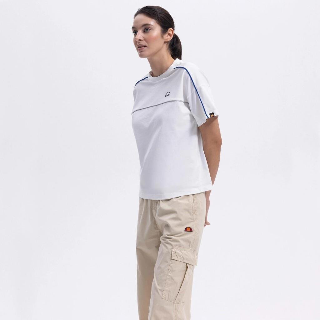 Ellesse Oversıze Kadın Kırık Beyaz Tişört EF389-OF