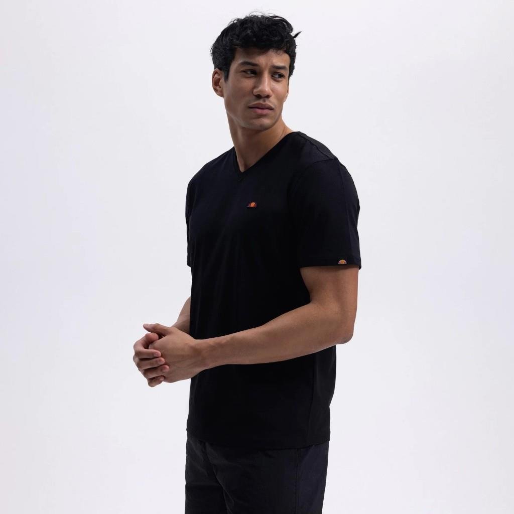 Ellesse V Yaka Siyah Erkek Tişört – EM186-1-BK