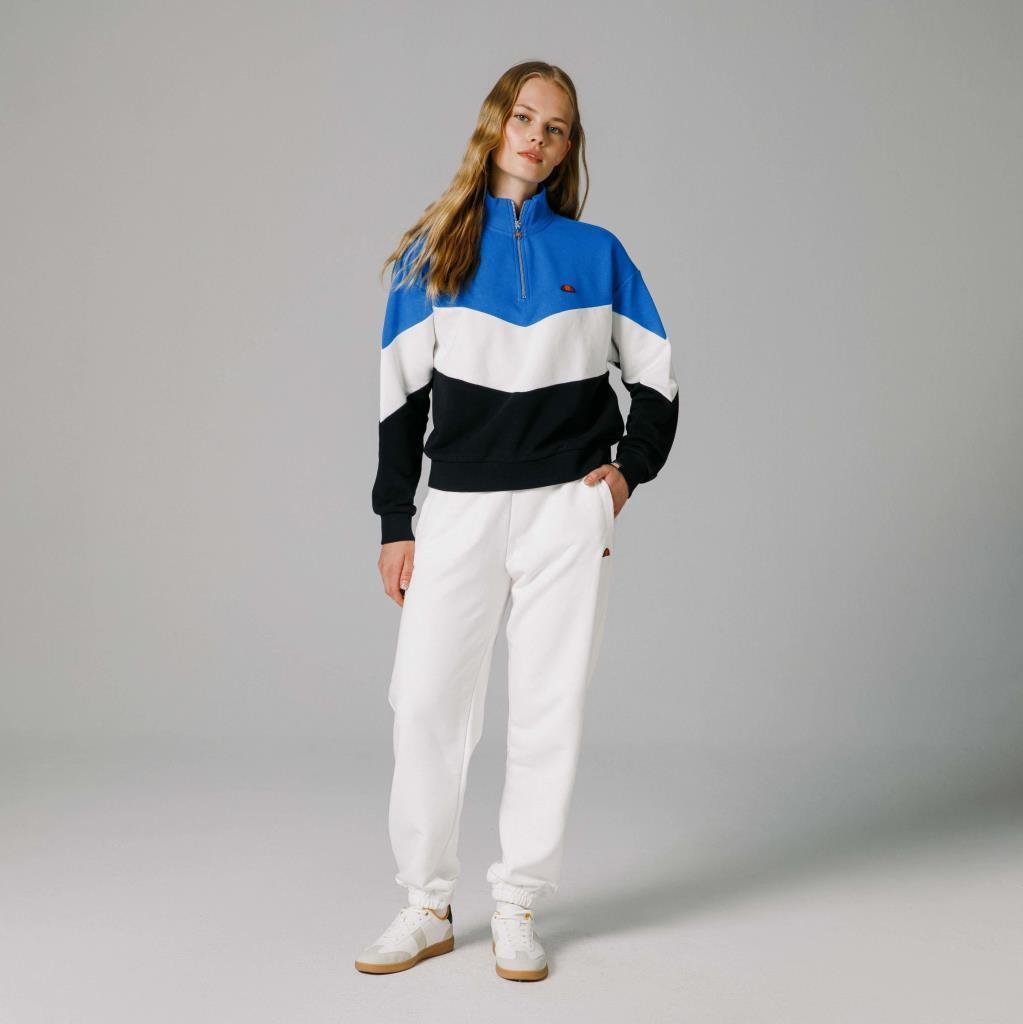 Ellesse Yarım Fermuarlı Kadın Mavi Sweat EF176