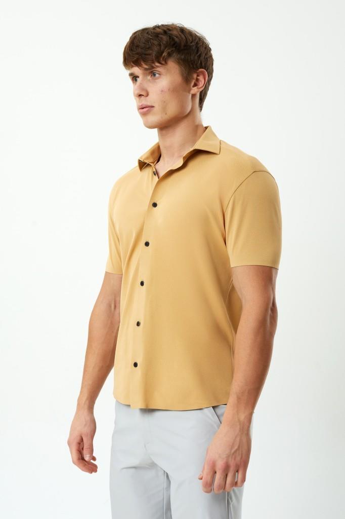 Exuma Erkek Hardal Pike Gömlek