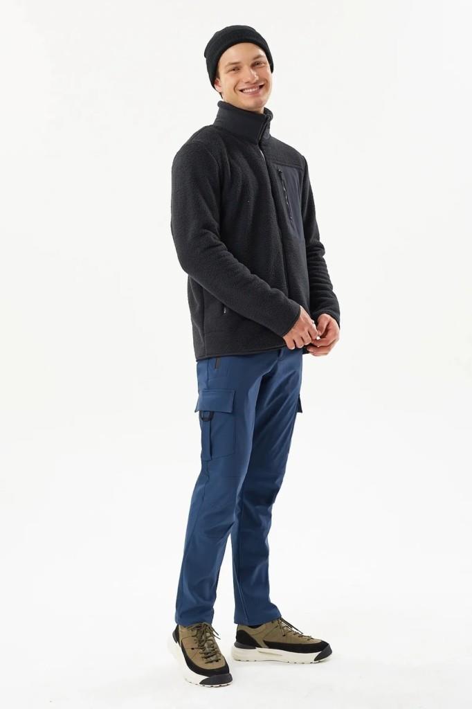 Exuma Erkek Siyah Peluş Polar 2411149