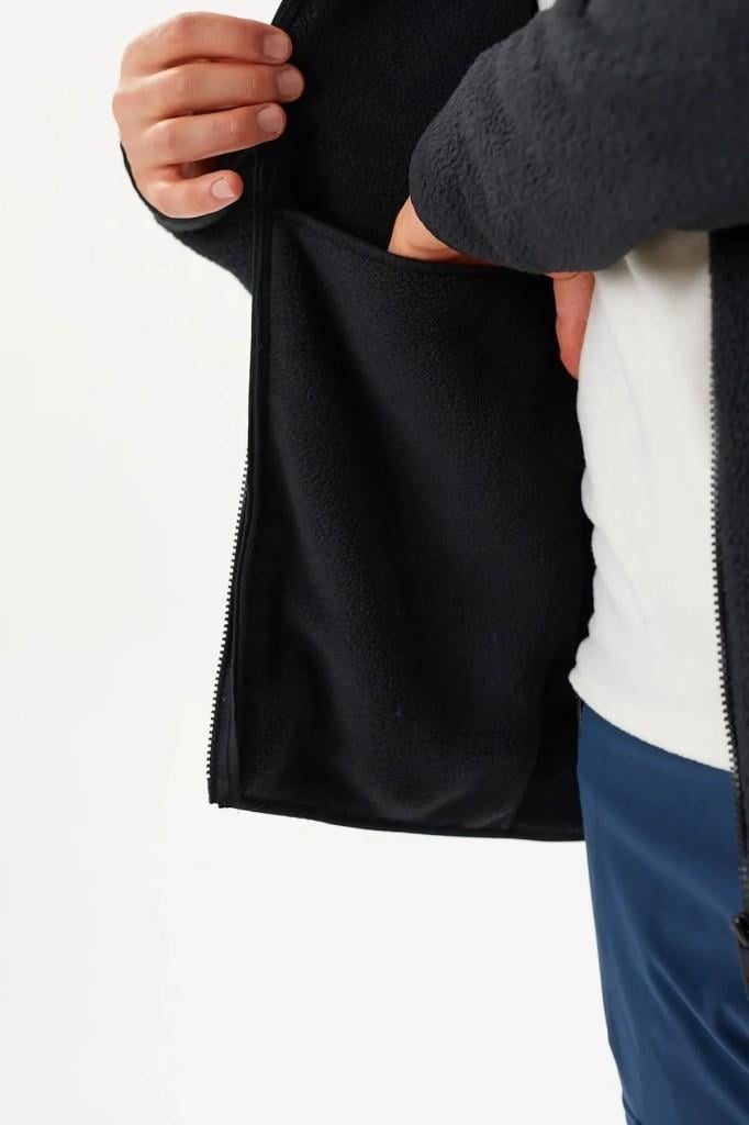 Exuma Erkek Siyah Peluş Polar 2411149