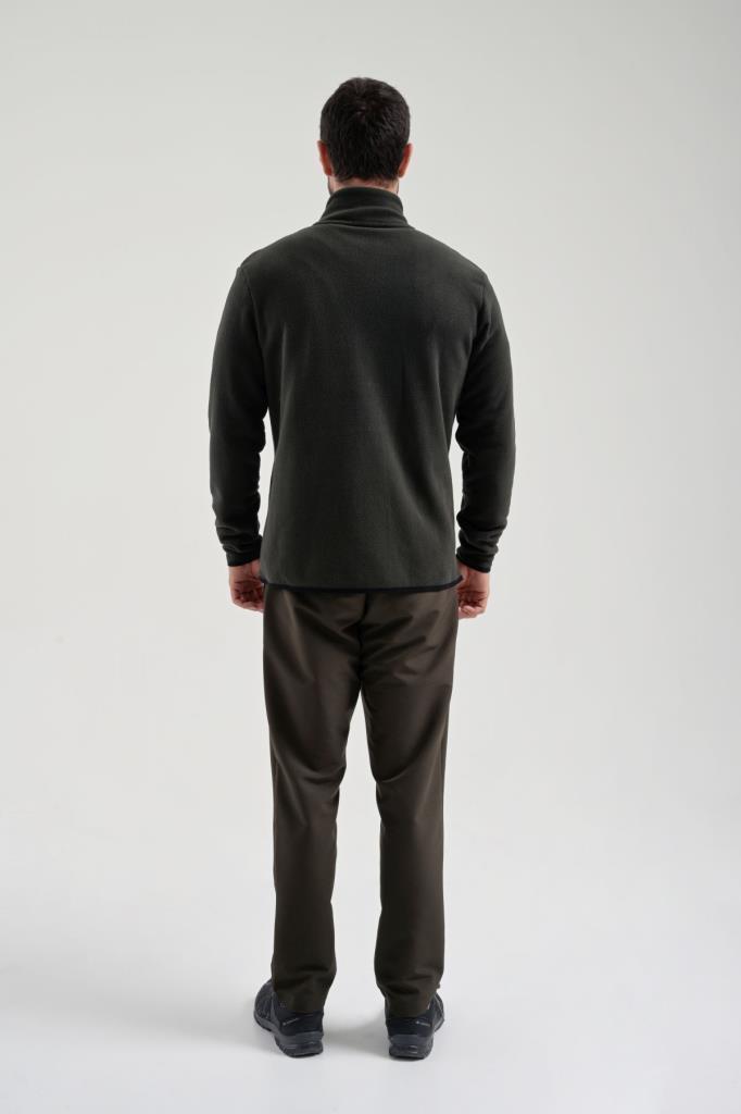 Exuma Erkek Tam Fermuarlı Polar 2312003 - Haki