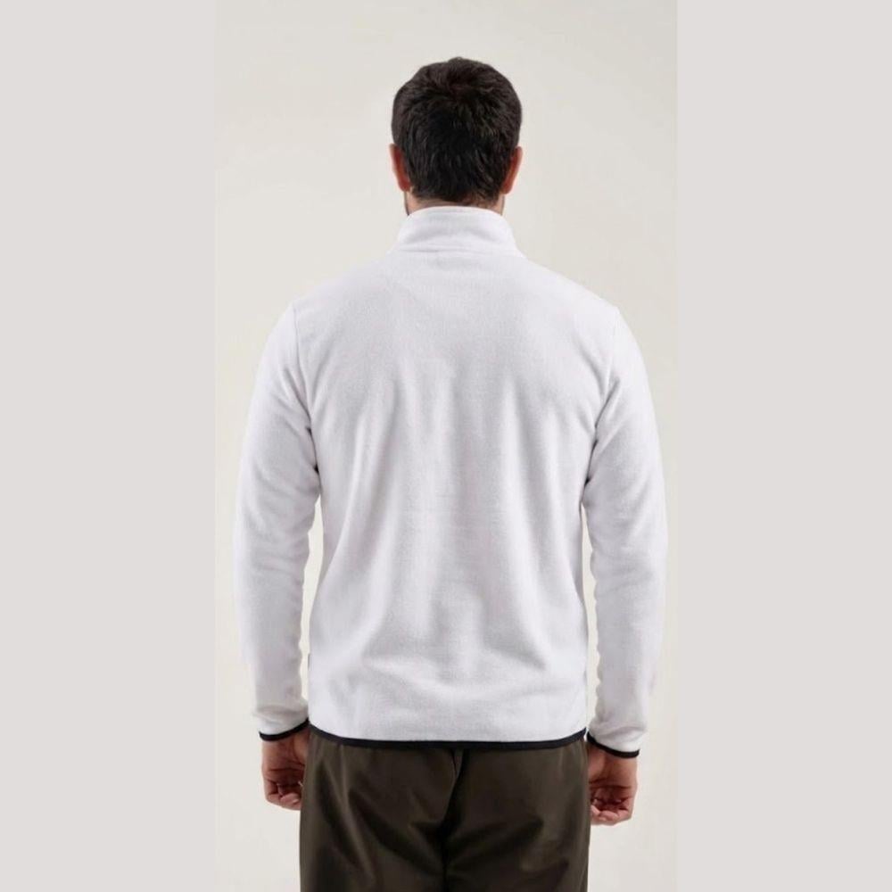 Exuma Erkek Yarım Fermuar Polar 2412001 - Beyaz