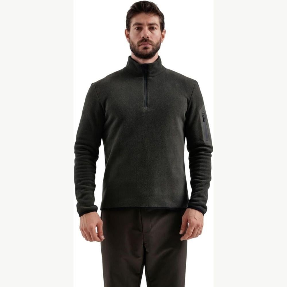 Exuma Erkek Yarım Fermuarlı Polar 2312002 - Haki