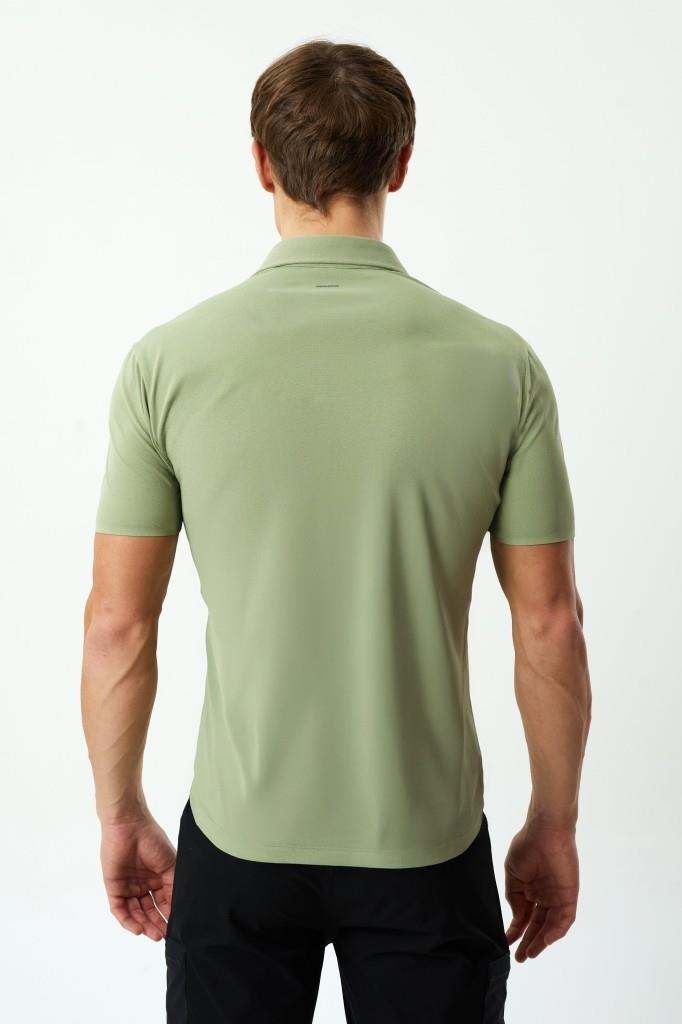 Exuma Erkek Yeşil Pike Gömlek