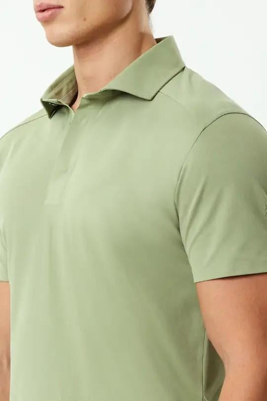 Exuma Erkek Zeytin Yeşili Polo Yaka Tişört 1412034